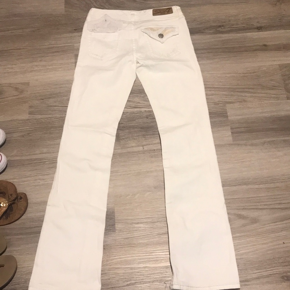 White, flare Jeans